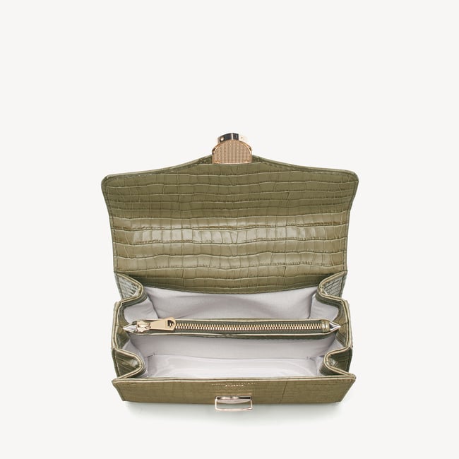 Midi Mayfair® Deep Shine Fern Small Croc