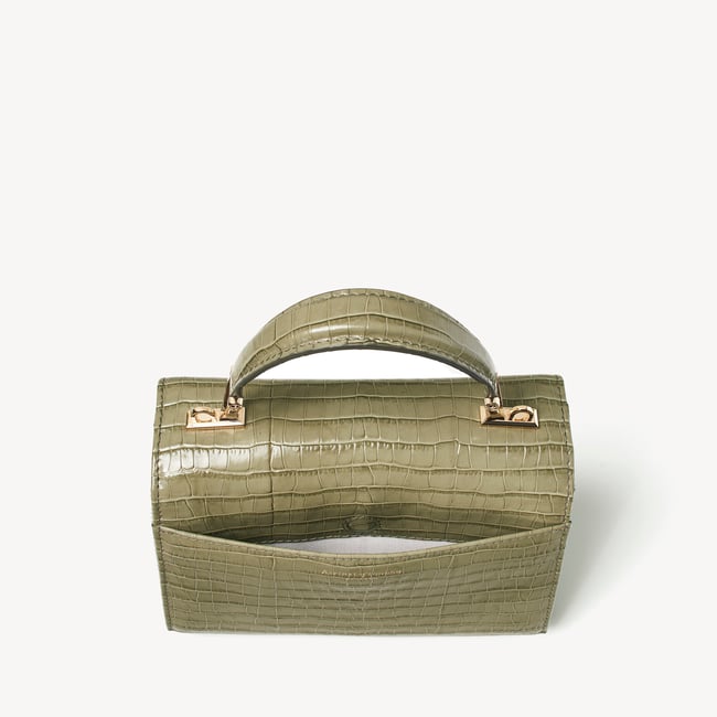Midi Mayfair® Deep Shine Fern Small Croc