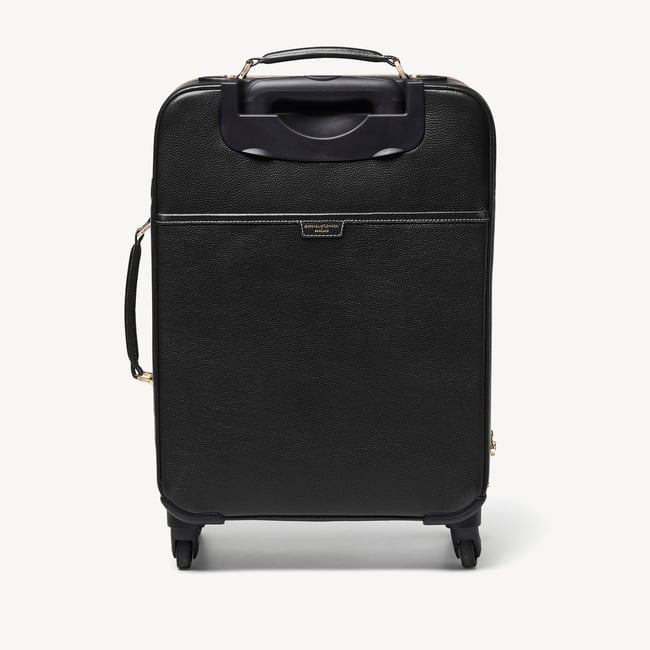 Hudson Cabin Suitcase Black Milled Pebble