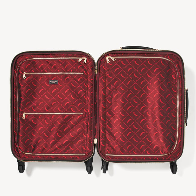 Hudson Cabin Suitcase Black Milled Pebble