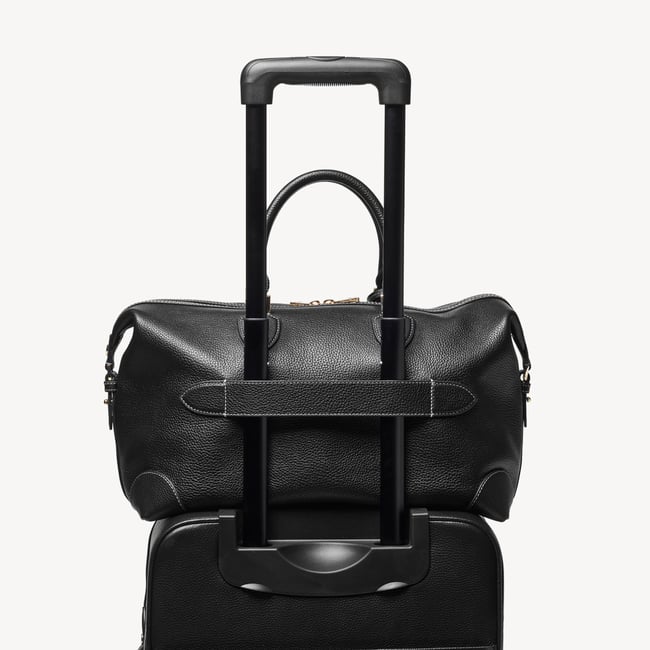 Hudson Cabin Suitcase Black Milled Pebble
