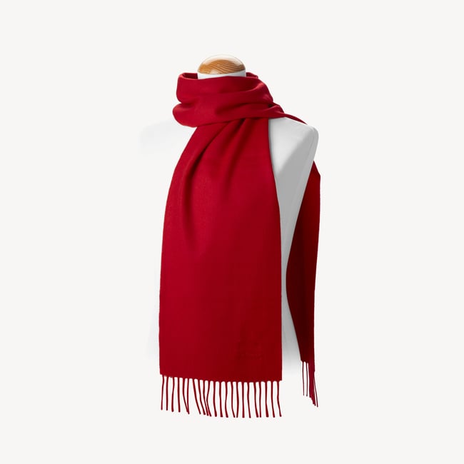 Pure Cashmere Scarf Red Cashmere