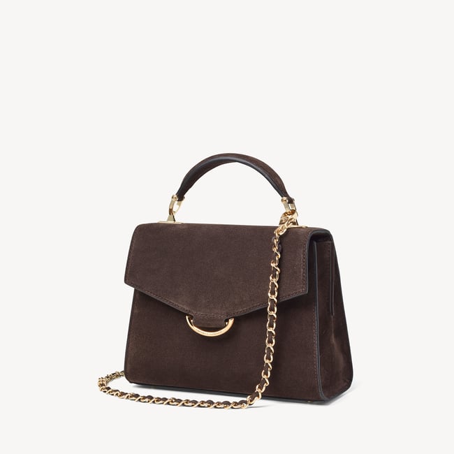 Annabel Chocolate Suede