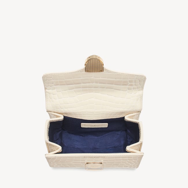 Mini Mayfair® Ivory Patent Croc