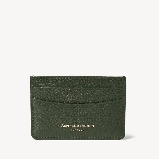 Slim Credit Card Holder Evergreen Pebble