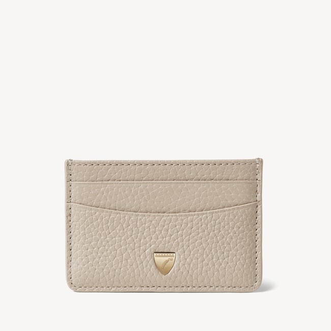 Slim Credit Card Holder Dove Grey Pebble