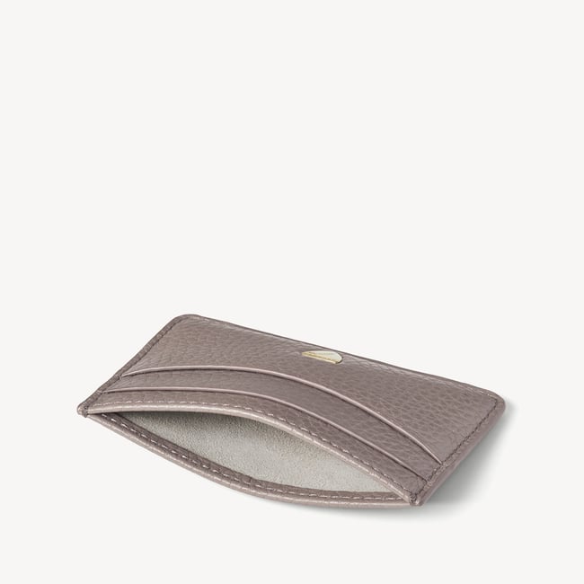 Slim Credit Card Holder Warm Grey Pebble