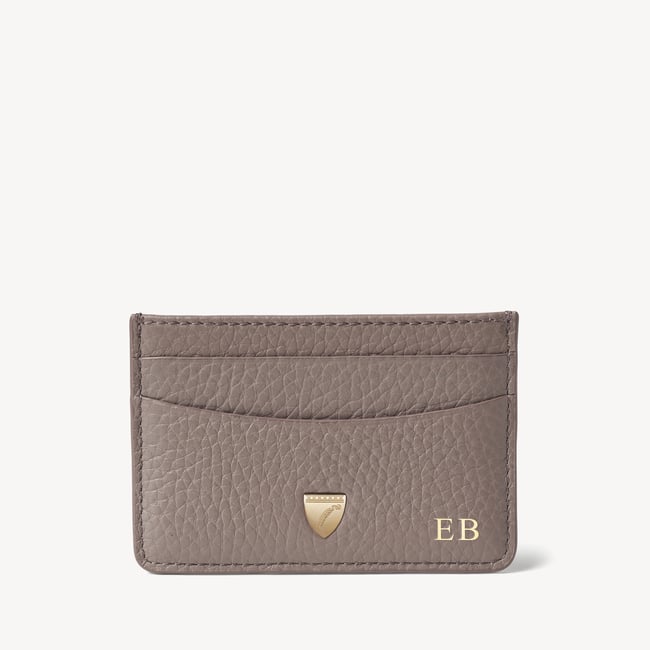 Slim Credit Card Holder Warm Grey Pebble