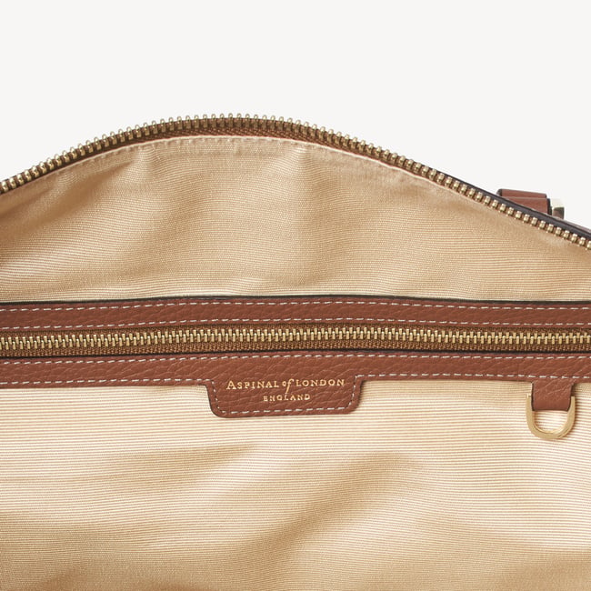 Hudson Bag Tan Milled Pebble