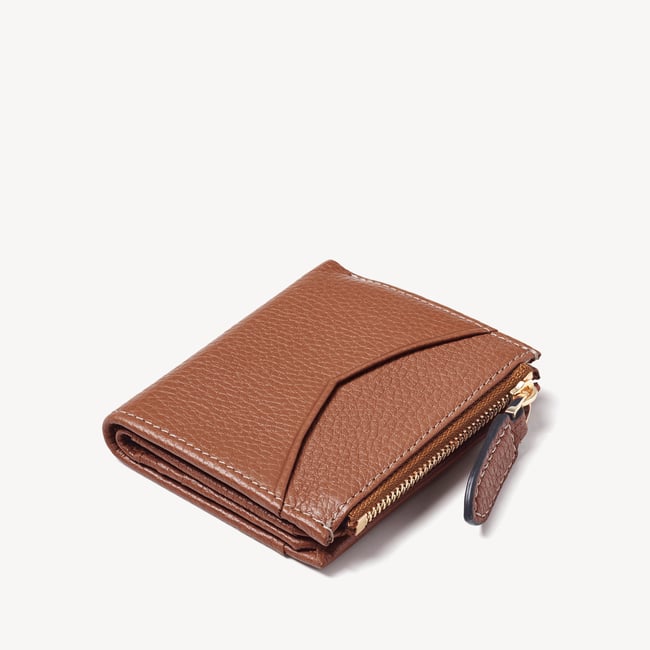 Hudson Multi-Use Pocket Wallet Tan Milled Pebble