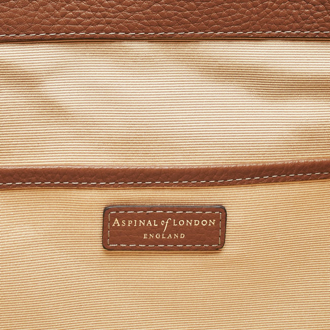 Hudson Tote Tan Milled Pebble