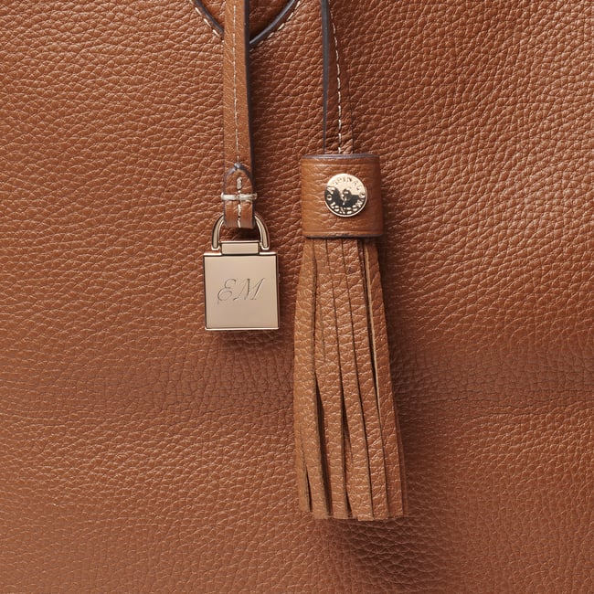 Hudson Tote Tan Milled Pebble