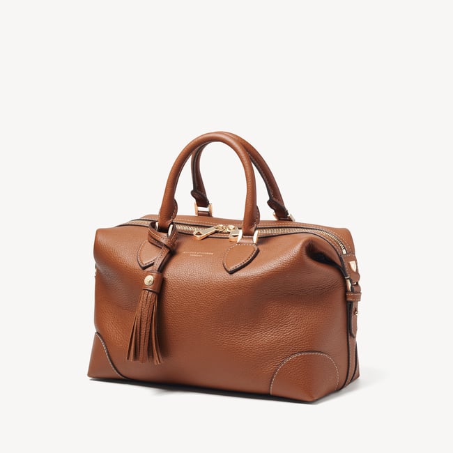 Hudson Midi Tan Milled Pebble