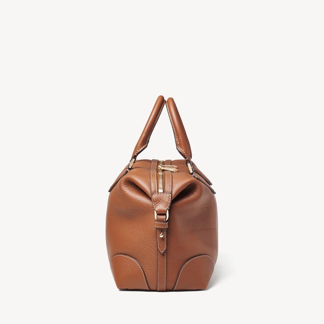 Hudson Midi Tan Milled Pebble