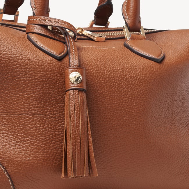 Hudson Midi Tan Milled Pebble