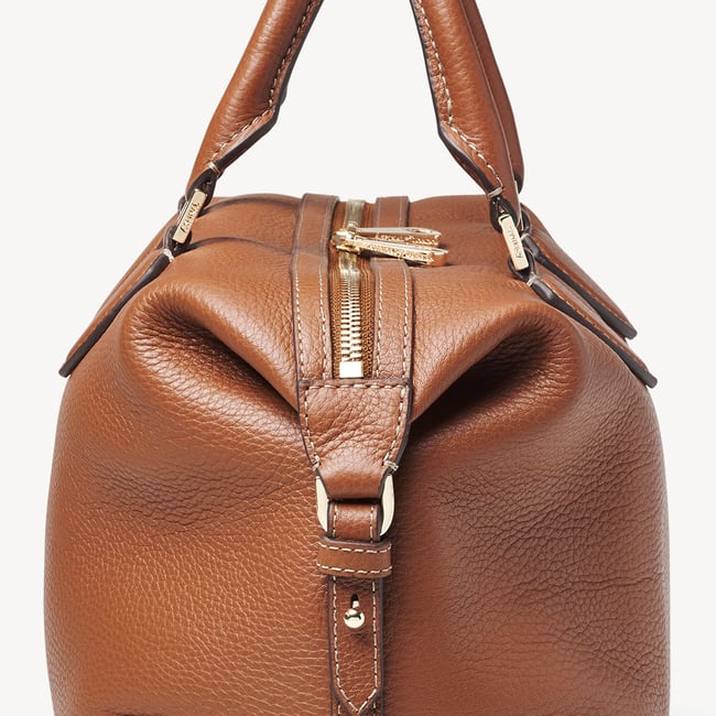 Hudson Midi Tan Milled Pebble