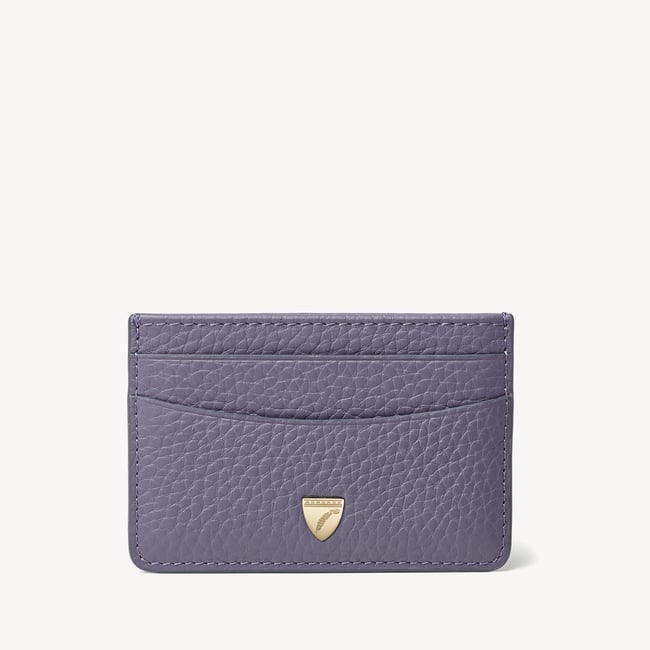 Slim Credit Card Holder Dusky Blue Pebble