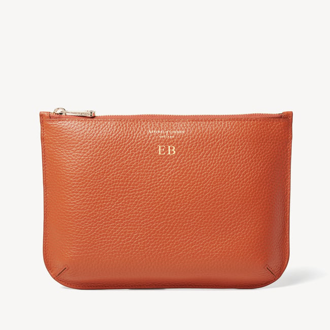 Large Ella Pouch Marmalade Pebble