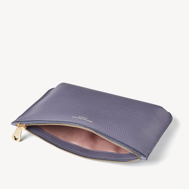 Large Ella Pouch Dusky Blue Pebble