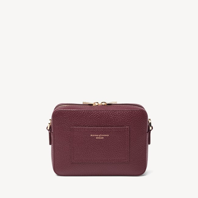 Camera Crossbody with Changeable Straps Garnet Pebble