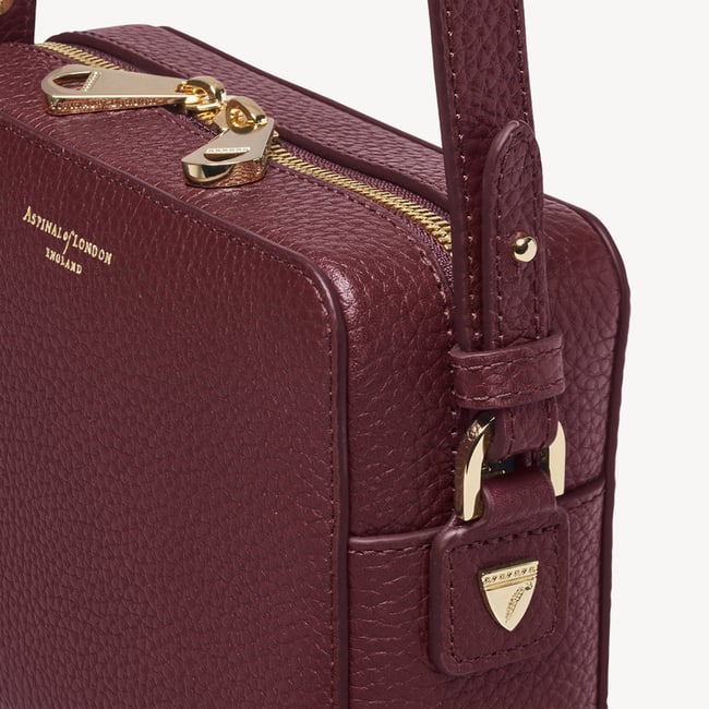 Camera Crossbody with Changeable Straps Garnet Pebble
