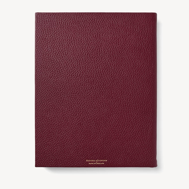 2027 A4 Day to Page Diary Garnet Pebble