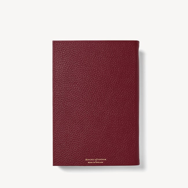 2027 A5 Day to Page Diary Garnet Pebble