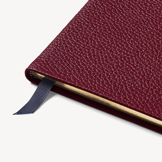 2027 A5 Week to View Diary Garnet Pebble