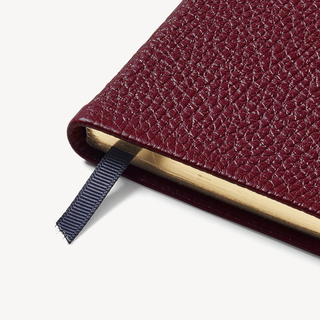 2027 Slim Pocket Diary Garnet Pebble