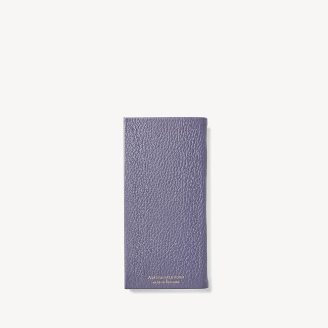 2027 Slim Pocket Diary Dusky Blue Pebble