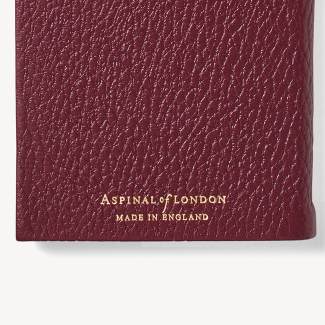 2027 Slim Pocket Diary Garnet Pebble