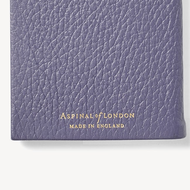 2027 Slim Pocket Diary Dusky Blue Pebble