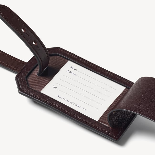 Heritage Luggage Tag Conker Pebble