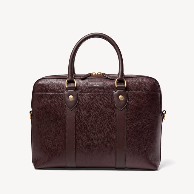 Heritage Briefcase Conker Pebble