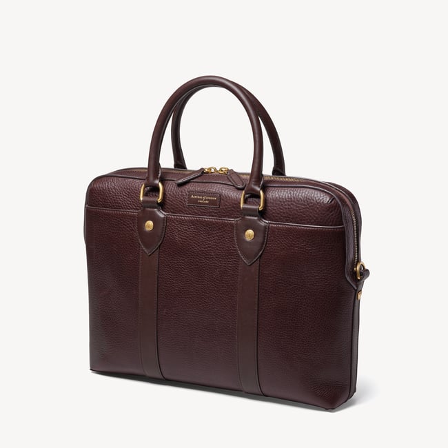 Heritage Briefcase Conker Pebble