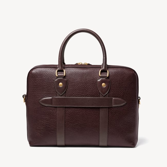 Heritage Briefcase Conker Pebble