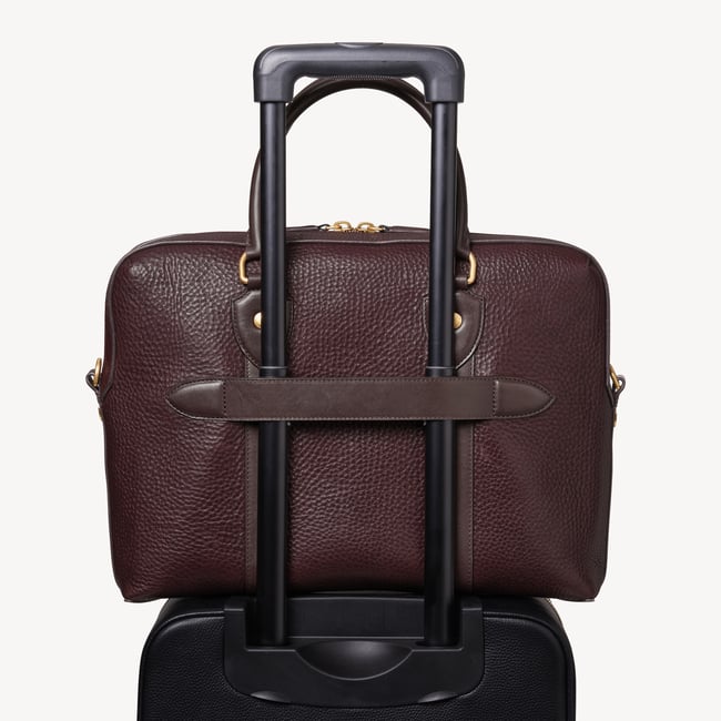 Heritage Briefcase Conker Pebble