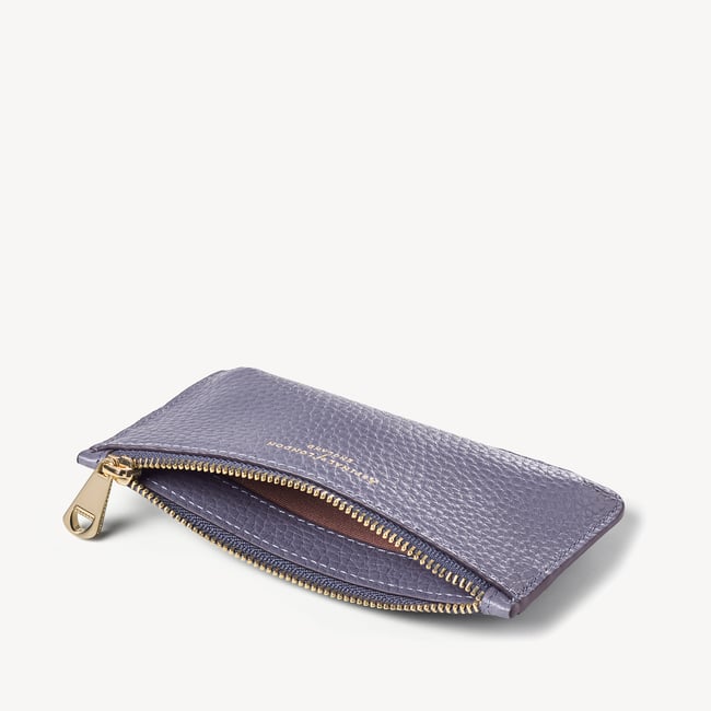 Ella Card & Coin Holder Dusky Blue Pebble