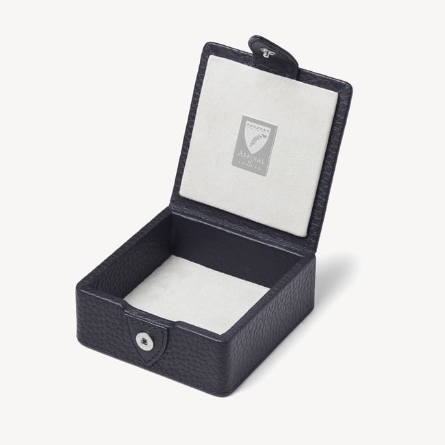 Stud Box Navy Pebble