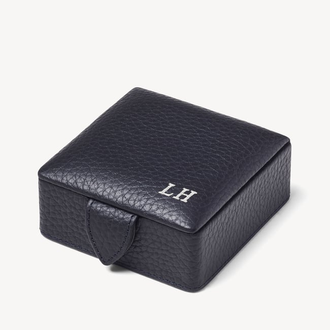 Stud Box Navy Pebble