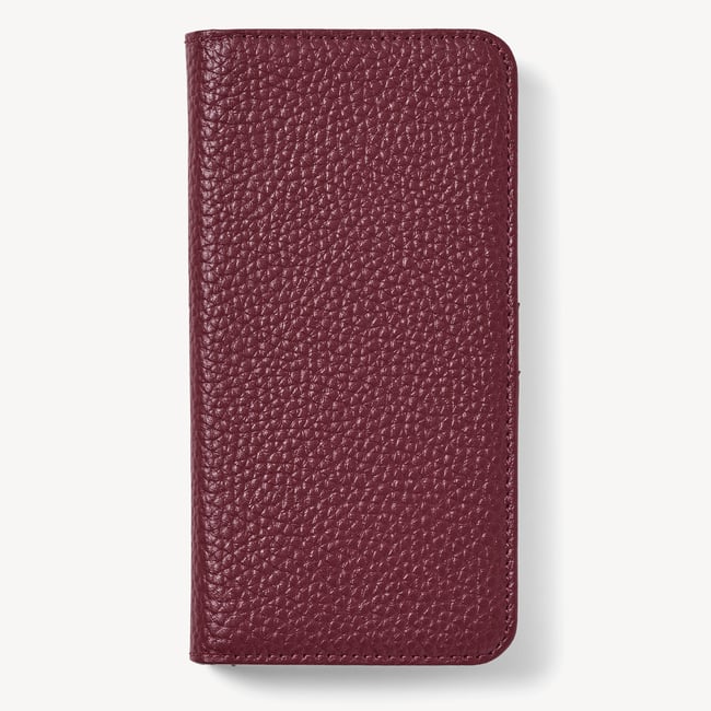 iPhone 16 Pro Max Magnetic Card Case Garnet Pebble