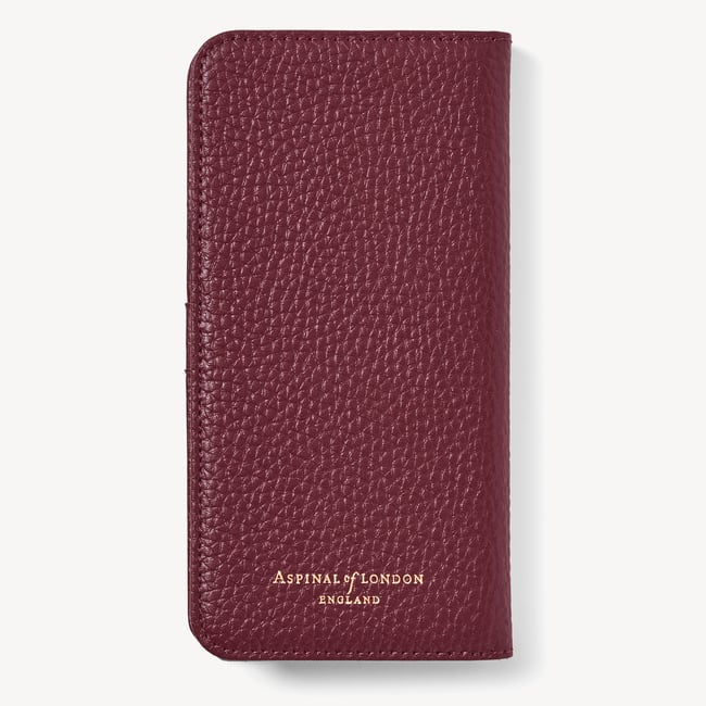 iPhone 16 Pro Max Magnetic Card Case Garnet Pebble