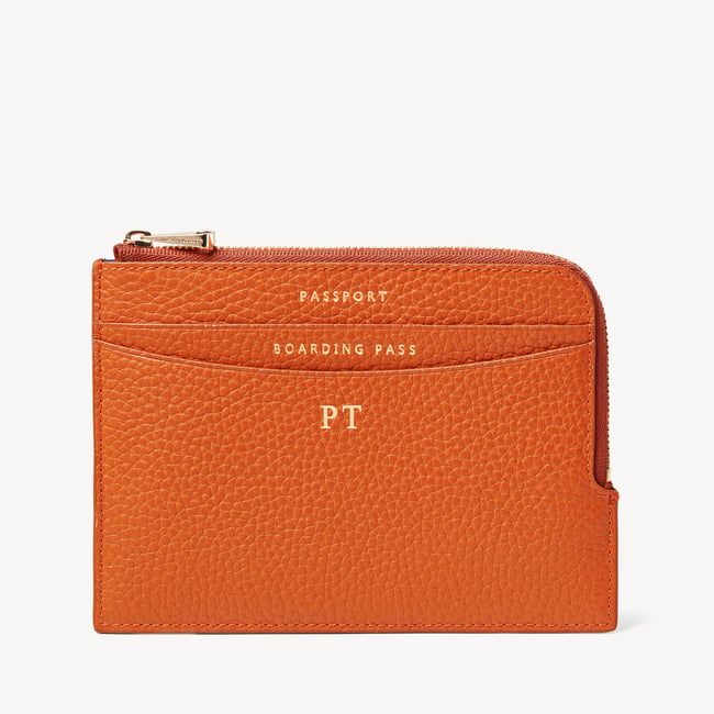 Zipped Travel Collection Marmalade Pebble
