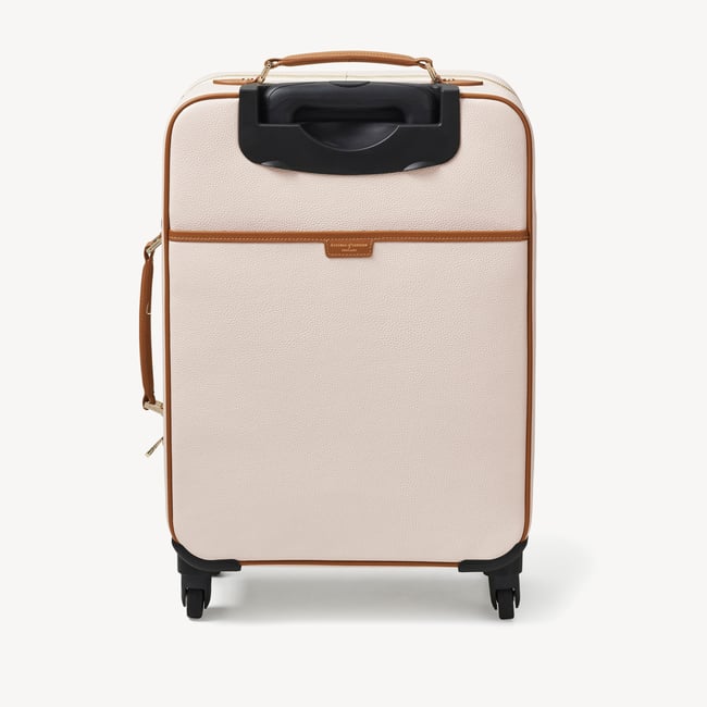 Hudson Cabin Suitcase Beach Stone Premium Pebble & Smooth Tan