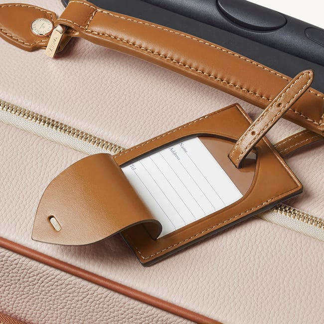 Hudson Cabin Suitcase Beach Stone Premium Pebble & Smooth Tan