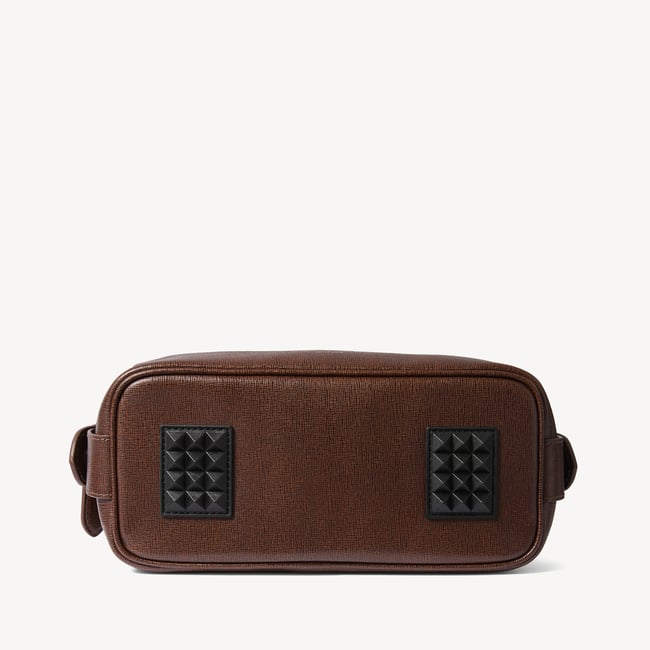 Mount Street Washbag Conker Saffiano