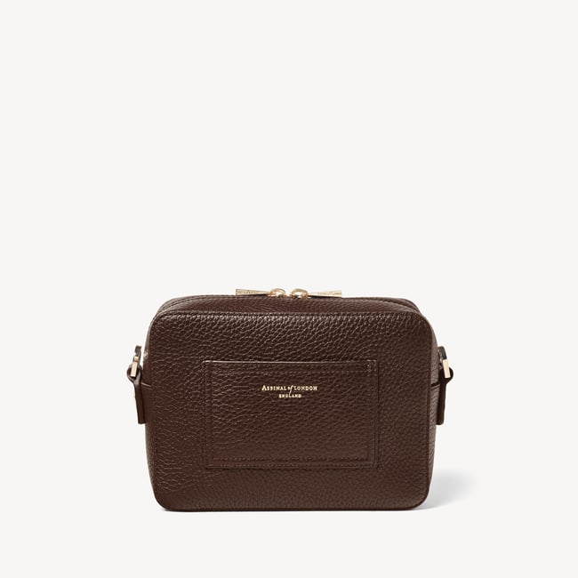 Camera Crossbody Chocolate Pebble