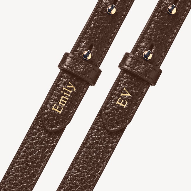 Camera Crossbody Chocolate Pebble