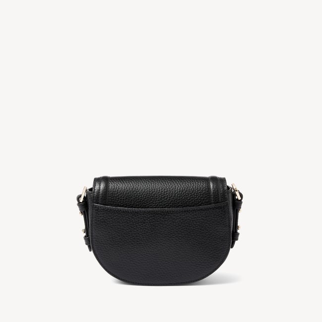 Small Stella Satchel Crossbody Black Pebble