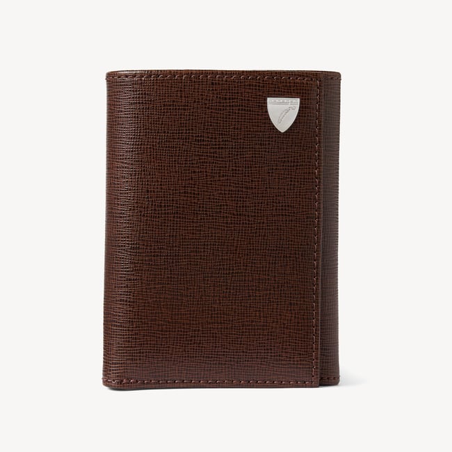 Trifold Wallet Conker Saffiano